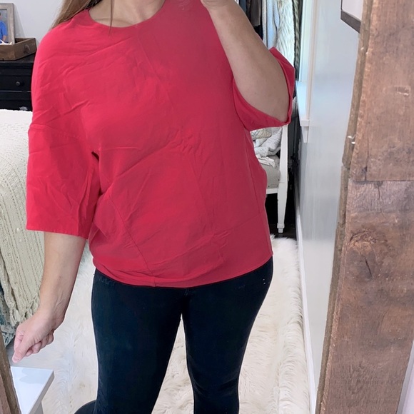 Escada pink tunic virgin wool size 34/small - Picture 1 of 7